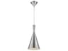 Eurofase Bronx 1-Light Brushed Nickel Mini Pendant