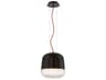 Eurofase Corson 1-Light Black Glass Mini Pendant