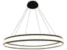 Eurofase Forster 132-Light Black LED Round Pendant