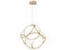 Eurofase Glenview 6-Light Gold LED Geometric Pendant