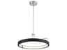 Eurofase Pemberton 1-Light Satin Nickel LED Round Pendant