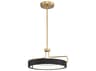Eurofase Pemberton 1-Light Black LED Round Pendant