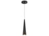 Eurofase Sliver 1-Light Black Mini Pendant