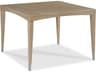 Fairfield Chair Crescent Square Wood Graystone Dining Table