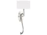 Fine Art Handcrafted Lighting Allegretto 1-Light Silver Leaf Wall Sconce