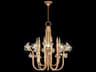 Fine Art Handcrafted Lighting Azu 20-Light Gold Crystal Candelabra Chandelier