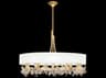 Fine Art Handcrafted Lighting Azu 10-Light Gold Crystal Candelabra Chandelier