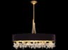 Fine Art Handcrafted Lighting Azu 10-Light Gold Crystal Candelabra Chandelier