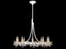 Fine Art Handcrafted Lighting Azu 10-Light White Crystal Candelabra Chandelier