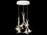 Fine Art Handcrafted Lighting Azu 6-Light White Crystal Bell Pendant