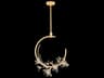 Fine Art Handcrafted Lighting Azu 3-Light Gold Crystal Pendant