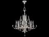 Fine Art Handcrafted Lighting Beveled Arcs 16-Light6-Light Silver Leaf Crystal Candelabra Chandelier