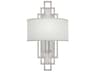 Fine Art Handcrafted Lighting Cienfuegos 1-Light Silver Leaf Wall Sconce