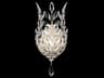Fine Art Handcrafted Lighting Crystal Laurel 1-Light Silver Leaf Wall Sconce