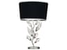 Fine Art Handcrafted Lighting Foret Silver Leaf Crystal LED Buffet Lamp