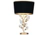 Fine Art Handcrafted Lighting Foret Gold Leaf Crystal LED Buffet Lamp