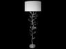 Fine Art Handcrafted Lighting Foret Silver Crystal Floor Lamp