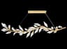 Fine Art Handcrafted Lighting Foret 8-Light Gold Crystal Island Pendant