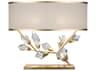 Fine Art Handcrafted Lighting Foret Gold Leaf Crystal LED Table Lamp