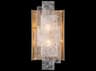 Fine Art Handcrafted Lighting Lunea 2-Light Gold Glass Wall Sconce