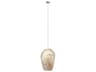 Fine Art Handcrafted Lighting Natural Inspirations 1-Light Gold Glass LED Bell Mini Pendant