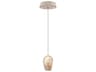 Fine Art Handcrafted Lighting Natural Inspirations 1-Light Gold Glass LED Mini Pendant