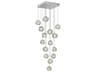 Fine Art Handcrafted Lighting Natural Inspirations 15-Light Silver Glass LED Pendant