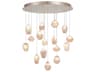 Fine Art Handcrafted Lighting Natural Inspirations 16-Light Gold Glass LED Pendant