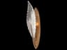 Fine Art Handcrafted Lighting Plume 1-Light Gold Crystal Glass Wall Sconce