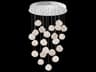 Fine Art Handcrafted Lighting Vesta 22-Light Silver Glass LED Globe Pendant
