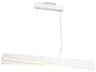 George Kovacs So Inclined 1-Light Sand White LED Geometric Linear Island Pendant