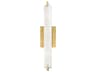 George Kovacs Tube 1-Light Honey Gold Glass LED Wall Sconce