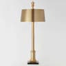 Global Views Antique Brass Floor Lamp