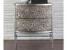 Global Views 2-Drawers Silver Chest Nightstand