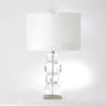 Global Views Stacked Gemstone Short Crystal Clear Buffet Lamp