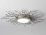 Global Views Twig 4-Light Nickel LED Drum Flush Mount