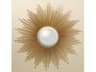 Global Views Gold Sunburst Wall Mirror