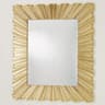 Global Views Stark Brass Wall Mirror