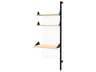Gus* Modern Branch Ash Black Blonde Beige Wood Leaning Ladder Desk