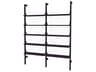 Gus* Modern Branch Ash Black Bookcase