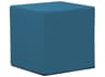 Howard Elliott Outdoor Patio Seascape Turquoise Fabric Cushion Ottoman