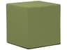 Howard Elliott Outdoor Patio Seascape Moss Fabric Cushion Ottoman