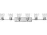 Hinkley Avon 6-Light Chrome Glass Vanity Light