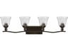 Hinkley Bolla Olde Bronze Glass Vanity Light