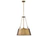 Hinkley Cartwright 3-Light Rustic Brass Empire Pendant