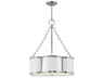 Hinkley Chance 3-Light Polished Nickel Glass Geometric Pendant