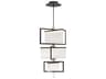 Hinkley Folio 8-Light Black Glass LED Geometric Pendant