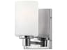Hinkley Karlie Chrome Glass Wall Sconce