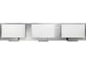 Hinkley Mila 3-Light Brushed Nickel Glass Vanity Light