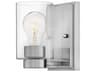 Hinkley Miley 1-Light Brushed Nickel Glass Wall Sconce